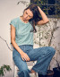 Preview: HempAge Hanf T-Shirt - Farbe lake aus Hanf und Bio-Baumwolle